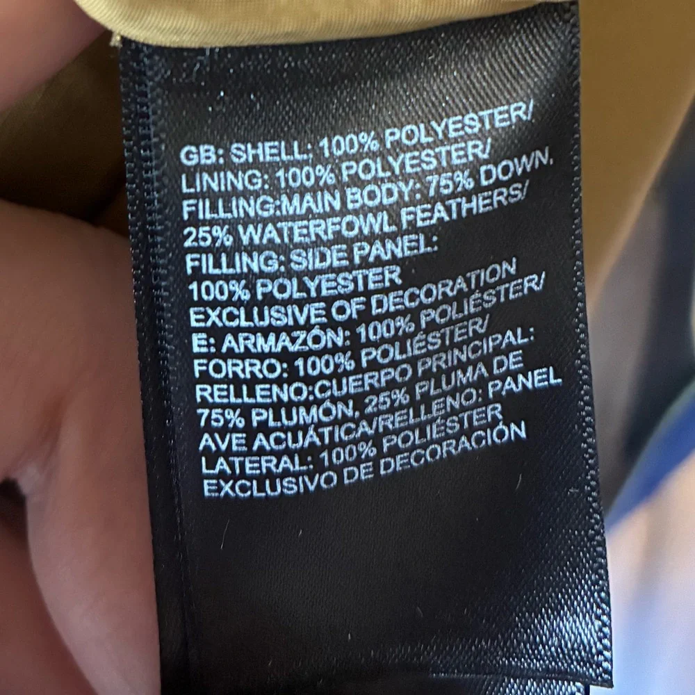 The North Face Gold/Bronze Down Puffer Vest